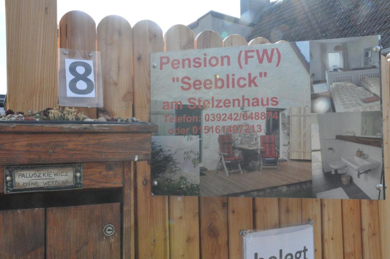 Pension "Seeblick" Am Stelzenhaus Dornburg  Exterior foto